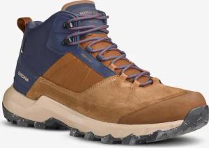 Wanderschuhe Herren halbhoch wasserdicht Bergwandern ‒ MH500 braun