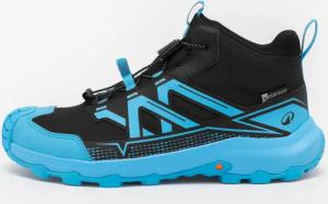 Wanderschuhe Kinder Gr. 35–38 halbhoch Schnellschnürung Wandern - Crossrock blau
