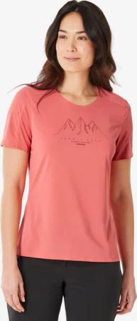 Wandershirt Damen kurzarm - MH500 rot