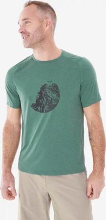 Wandershirt Herren kurzarm Bergwandern - MH500