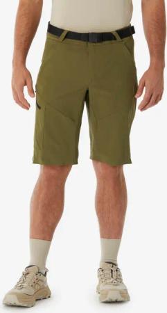 Wandershorts Herren lang Wandern - MH500 khaki