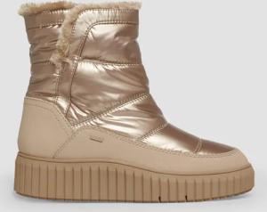 Warm gefütterte Boots mit Metallic-Effekt