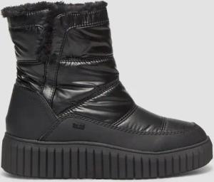 Warm gefütterte Boots mit Metallic-Effekt