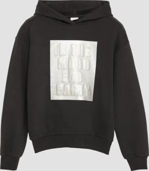 Wärmender Hoodie mit Metallic-Print