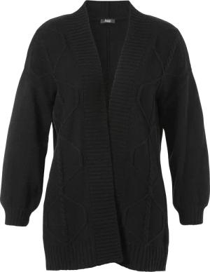 Warmer Cardigan mit Strickmuster