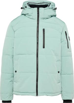 Wasserabweisende Steppjacke mit abnehmbarer Kapuze