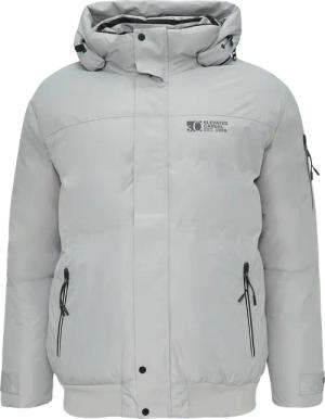 Wasserabweisender wattierter Blouson mit Kontrast-Details