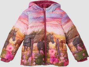 Wattierte Jacke mit Kapuze und kuscheligem Fleecefutter