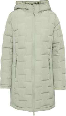 Wattierter Mantel im Fabricmix