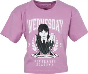 Wednesday Print-Shirt Adams Wednesday Mädchen T-Shirt kurzarm Shirt 100% Baumwolle, Gr. 134 bis 164