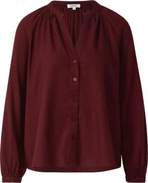 Weiche Bluse im Relaxed Fit mit Knopfleiste