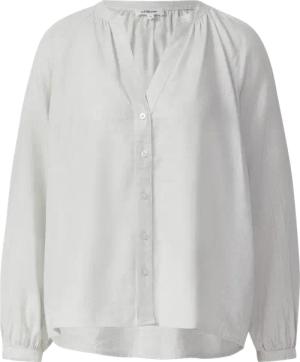 Weiche Bluse im Relaxed Fit mit Knopfleiste