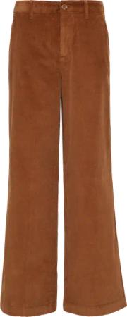 Weiche Cordhose mit Wide Leg