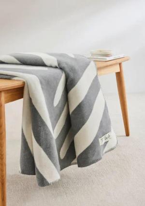 Weiche Decke aus Jacquard