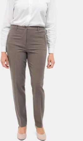 Weiche Flanellhose LOUISA COMFORT+ - taupe - Gr. 46 von Goldner Fashion