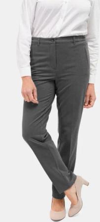 Weiche Flanellhose LOUISA - grau - Gr. 42 von Goldner Fashion