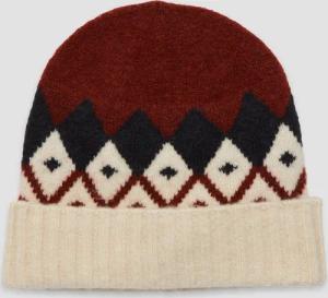 Weiche Jacquard-Mütze aus Wollmix