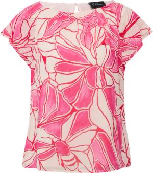 Weiche Viskosebluse mit All-over-Print