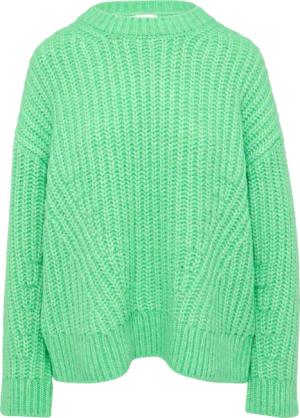 Weicher Grobstrickpullover mit überschnittenen Schultern