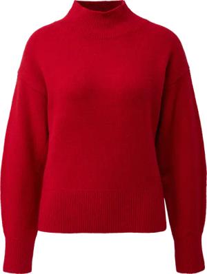 Weicher Pullover mit Stehkragen