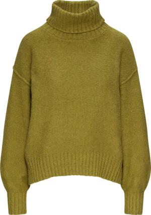 Weicher Rollkragenpullover aus Baumwoll-Bouclé
