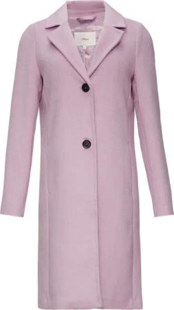 Weicher Wollmantel mit Reverskragen