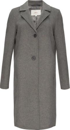 Weicher Wollmantel mit Reverskragen