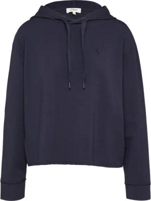 Weiches Kapuzen-Sweat mit Herz-Stickerei