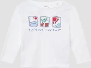 Weiches Longsleeve mit Frontprint