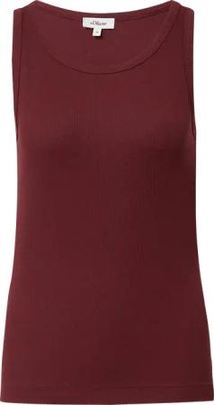 Weiches Slim-Fit-Top aus Rippware