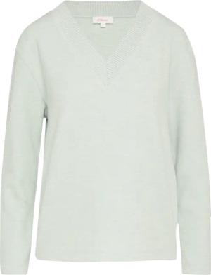 Weiches Sweatshirt mit V-Ausschnitt