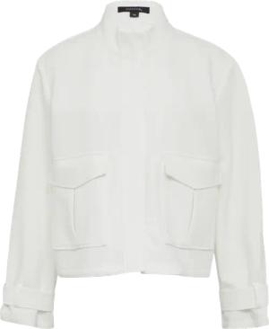 Weite Blouson-Jacke mit Struktur und Tunnelzug