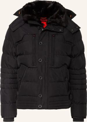 WELLENSTEYN Steppjacke STARSTREAM mit abnehmbarer Kapuze und Kunstfellbesatz