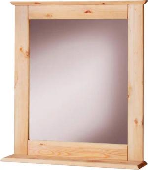 welltime Badspiegel Venezia Landhaus/Sund, Badmöbel, Breite 58 cm, Rahmen aus Massivholz