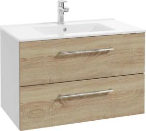 welltime Waschtisch Palermo (Set), Badmöbel inkl. Waschbecken, Breite 80 cm