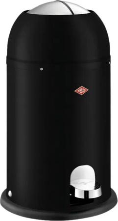 WESCO Mülleimer Kickmaster Junior Abfallsammler mit Dämpfer, mit Kunststoffeinsatz, Klappe, Fußtritt und Bodenring