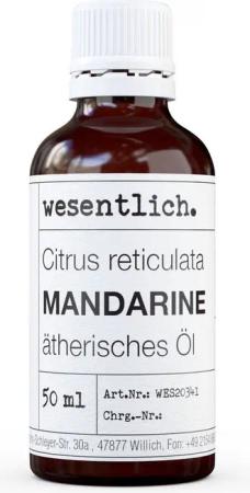 wesentlich. Duftöl Mandarine 50ml - ätherisches Öl