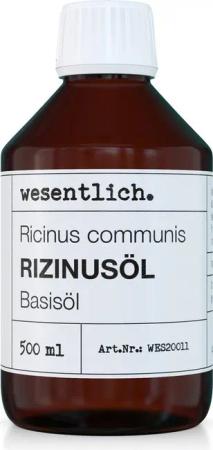 wesentlich. Körperöl wesentlich. Rizinusöl raffiniert (500ml)