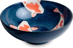 WestCraft Suppenschale Koi-Bowls ASIATICA, Ramen Bowl Schalen aus Porzellan, versch. Größen, Porzellan, Hochwertig, asiatische Reis-, Nudel-, Tapas-, Udon-, Müsli-Schüssel