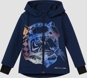 Wetterfeste Softshell-Jacke mit Fleece-Futter und fixierter Kapuze