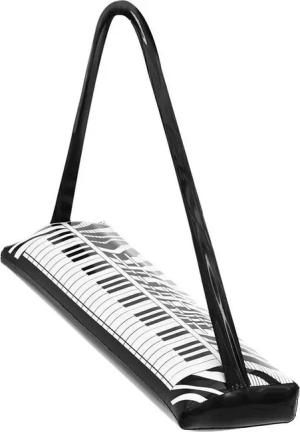 Widdmann Kostüm Aufblasbares Keyboard, Kunststoff-Accessoire zum Aufpusten