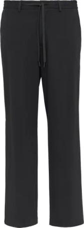 Wide-Leg-Hose aus hochwertigem Baumwollstretch