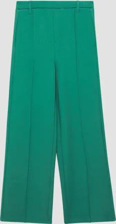 Wide Leg Hose aus Interlockjersey