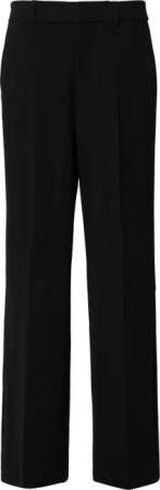 Wide-Leg-Hose aus Struktur-Jersey