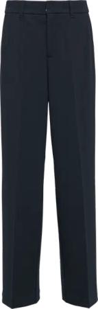 Wide-Leg-Hose aus Struktur-Jersey