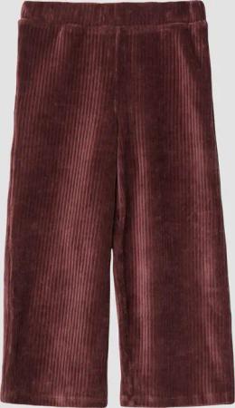 Wide Leg-Hose aus weichem Cord mit Elastikbund