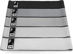 Widerstandsbänder 5er Set Trex Sport Miniband 5–30 kg mit Tasche