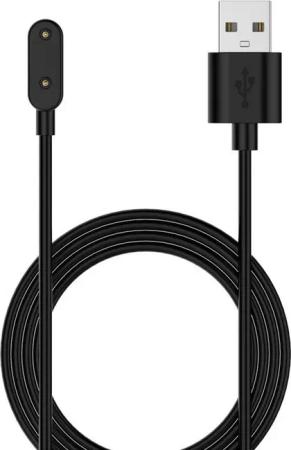Wigento Für Samsung Galaxy Fit 3 USB Port 1 Meter Charging Ladekabel Schwarz Stromadapter