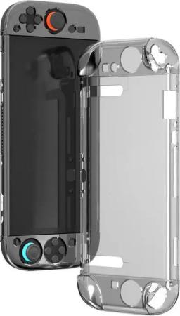 Wigento Handyhülle Für Nintendo Switch 2 Split Gamepad Kunststoff Hülle Transparent, Split-Hülle mit TV-Dock-Kompatibilität