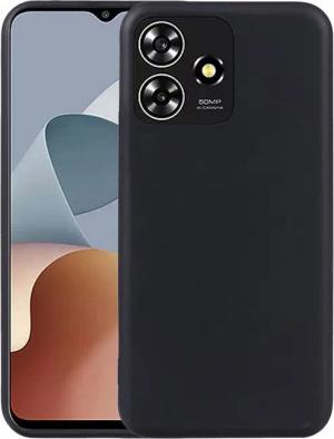 Wigento Handyhülle Für ZTE Blade A73 4G / V50s Axon 50 Lite Silikon TPU Schwarz Hülle Neu